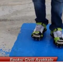Dekor Çivili Ayakkabı 31 Cm 1126 (Epoksi Uygulama)