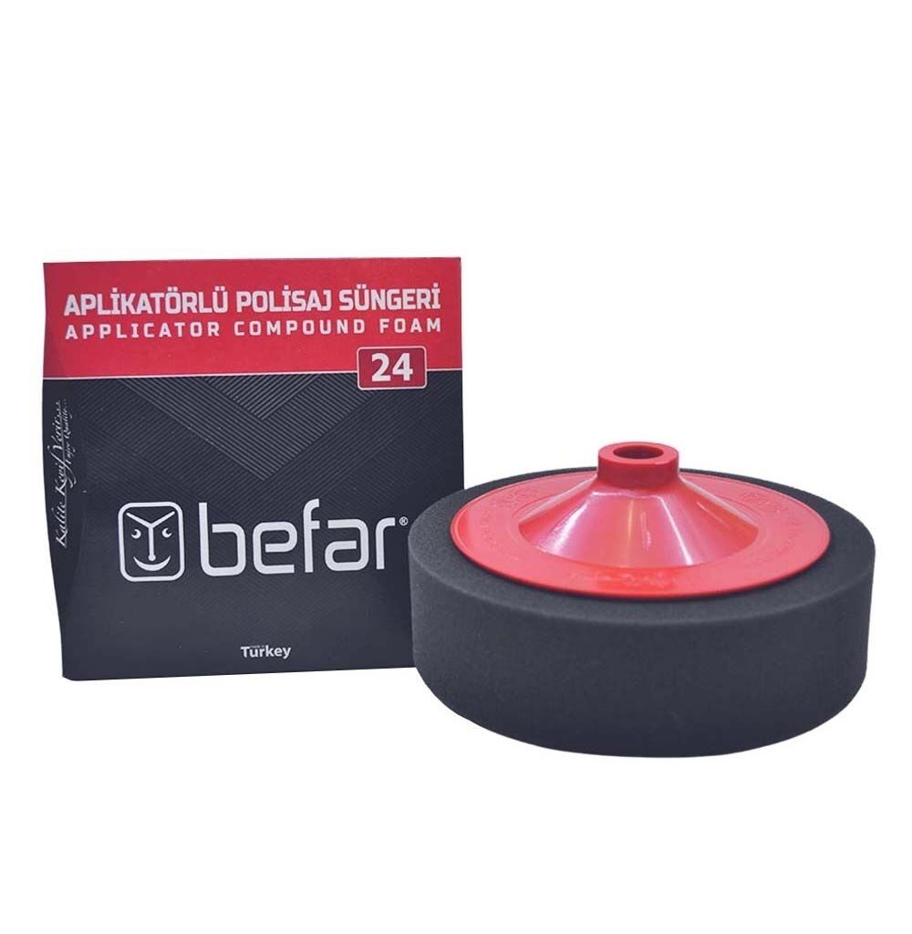 Befar Aplikatörlü Siyah Pasta Süngeri 150MM