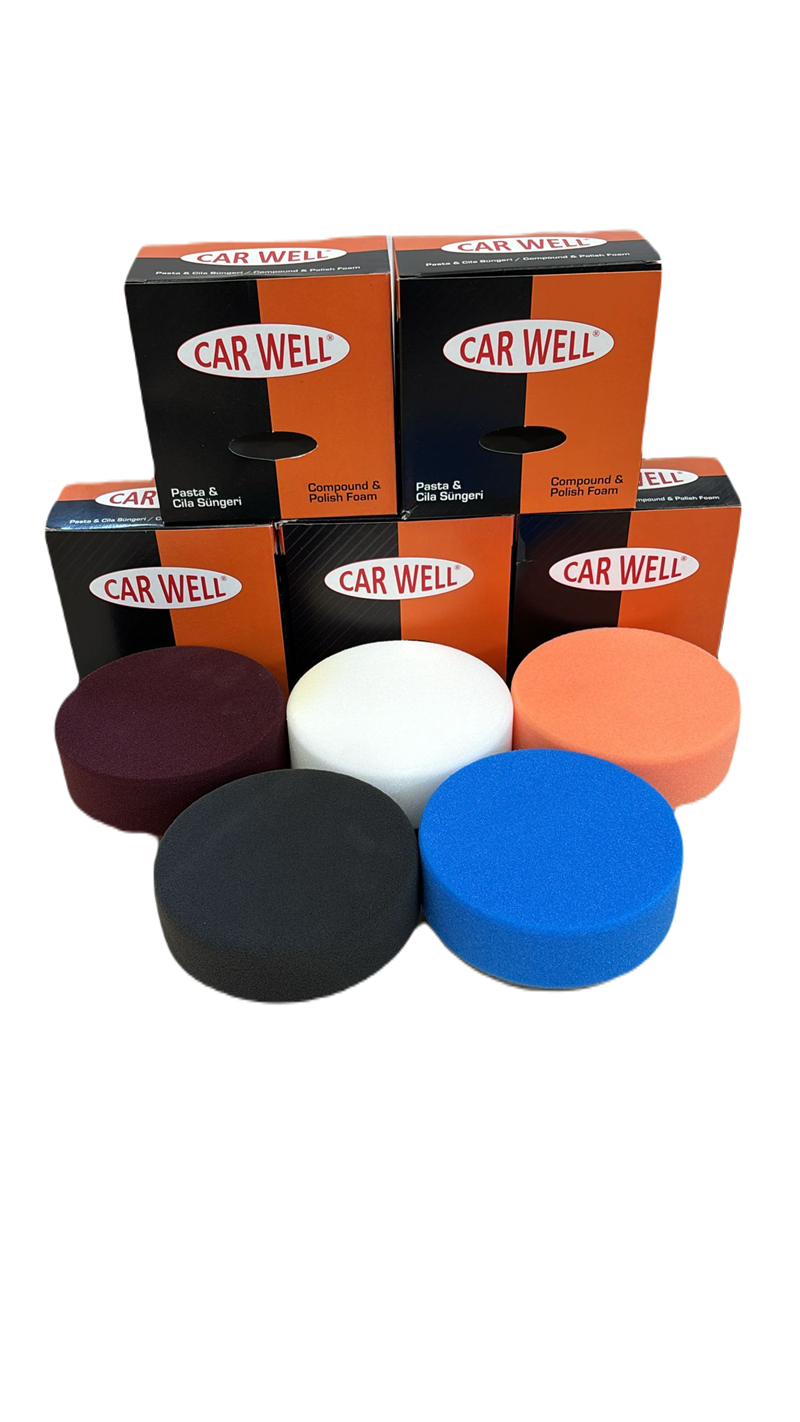 Carwell Pasta Süngeri Beyaz 150MM
