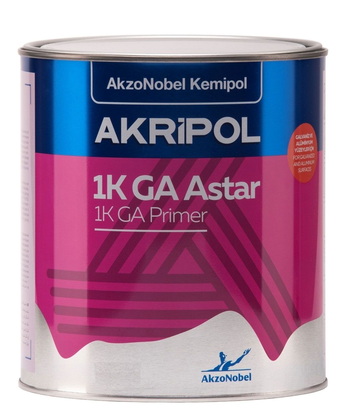 Akripol 1K GA Galvaniz Alüminyum Astar 1 Litre