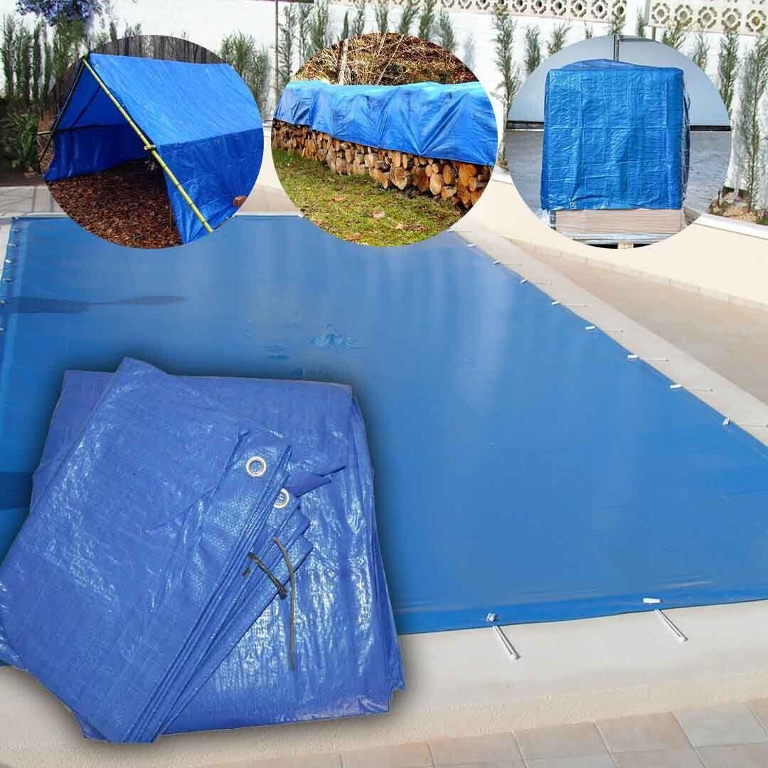 Ebatlı Sentetik Branda Mavi 3x3=9 M²