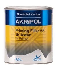 Akripol 1K Selülozik Astar AX Priming Filler Açık Gri 2.5 Litre