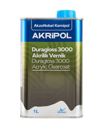 Akripol 2K Akrilik Duragloss Clear 3000 Vernik 1 Litre