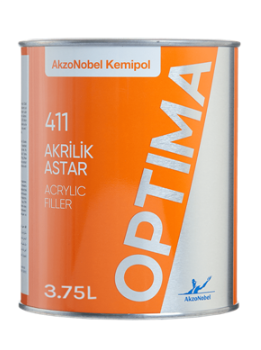 Akzonobel Optima 411 Astar Açık Gri 3.75 Litre (4+1 Astar) 6.5Kg