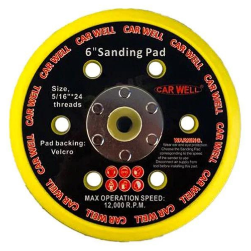 Carwell Cırtlı Zımpara Tabanı 150MM