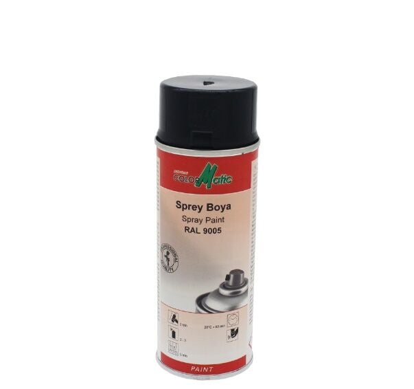 Colormatic RAL 9005 Mat Siyah Sprey Boya 400ML