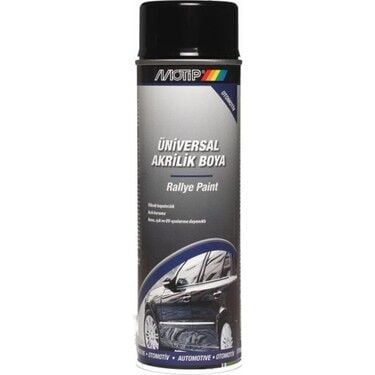 Motip Akrilik Mat Siyah Sprey Boya 500ML