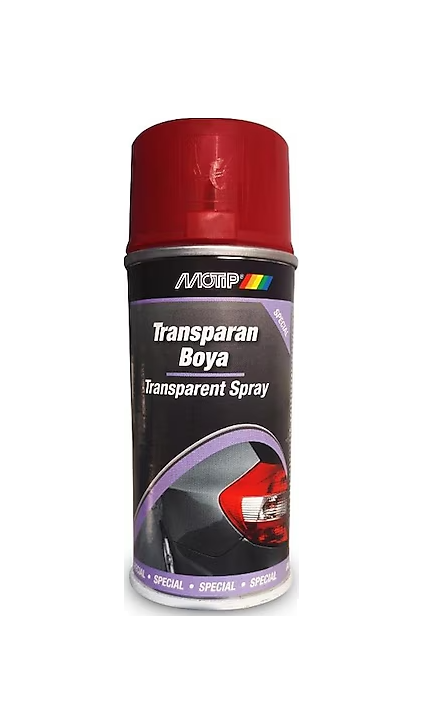 Motip Kırmızı Transparan Sprey Boya 150ML