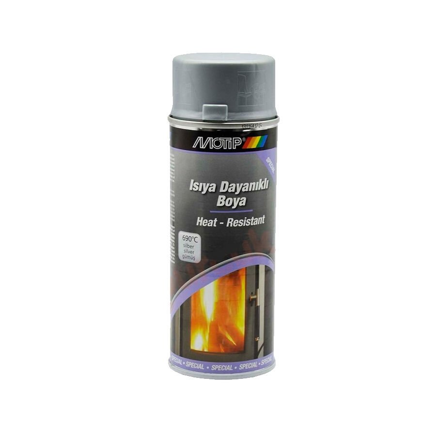 Motip Isıya Dayanıklı Gümüş Sprey Boya 400ML