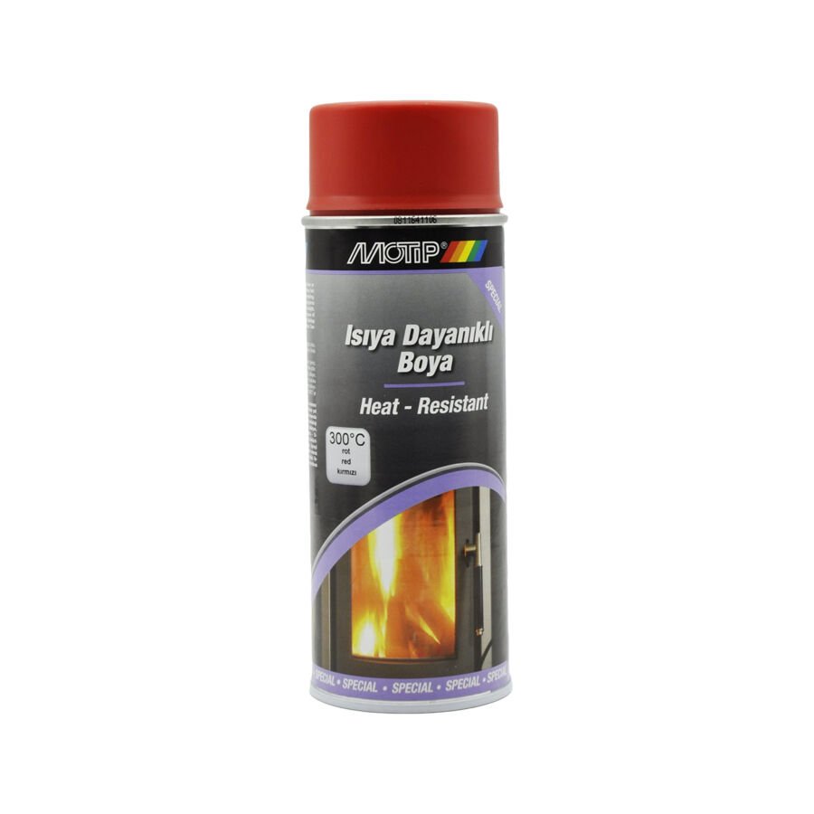 Motip Isıya Dayanıklı Kırmızı Sprey Boya 400ML