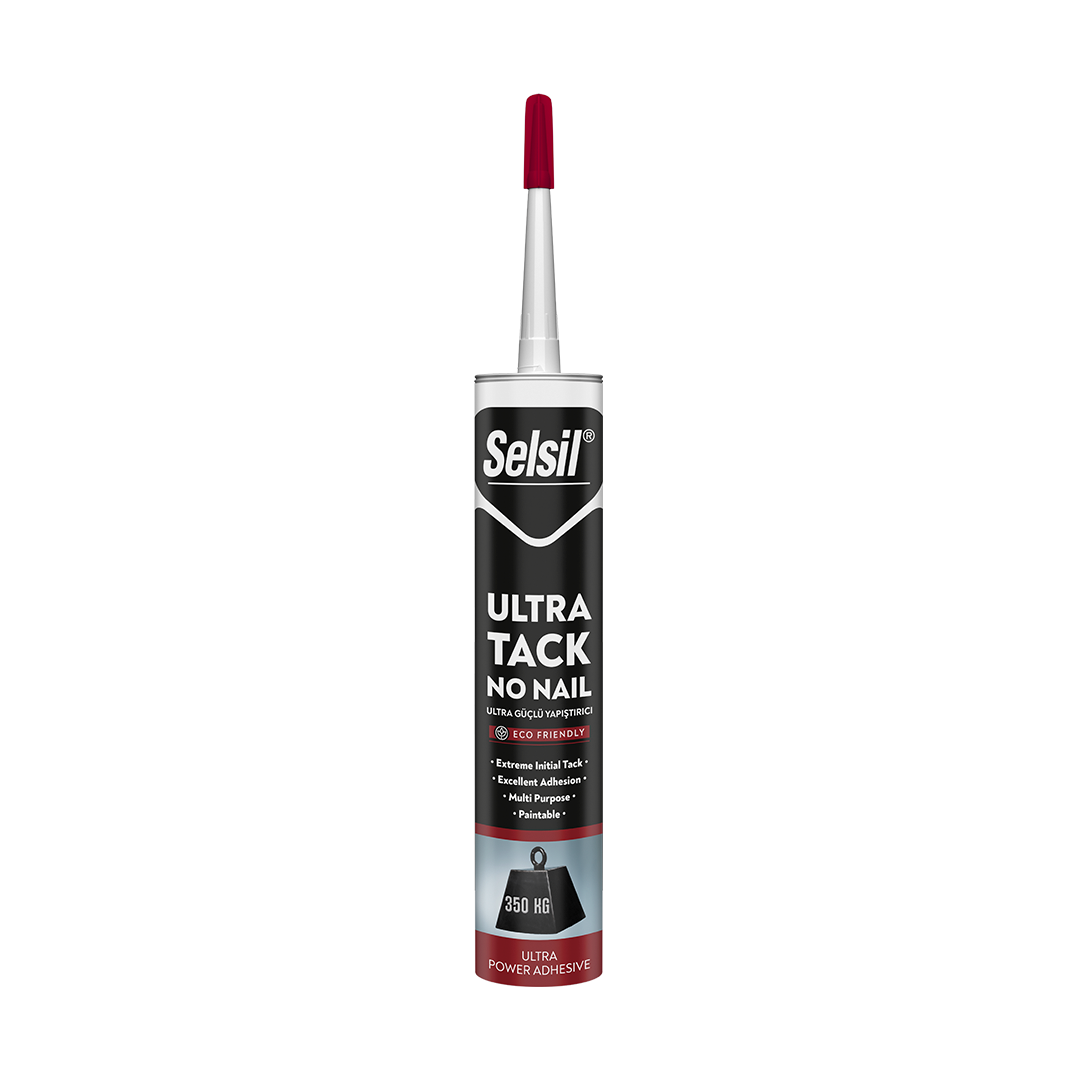 Selsil Ultra Tack Güçlü Yapıştırıcı 290 ML (Korniş Yapıştırıcı 350KG)