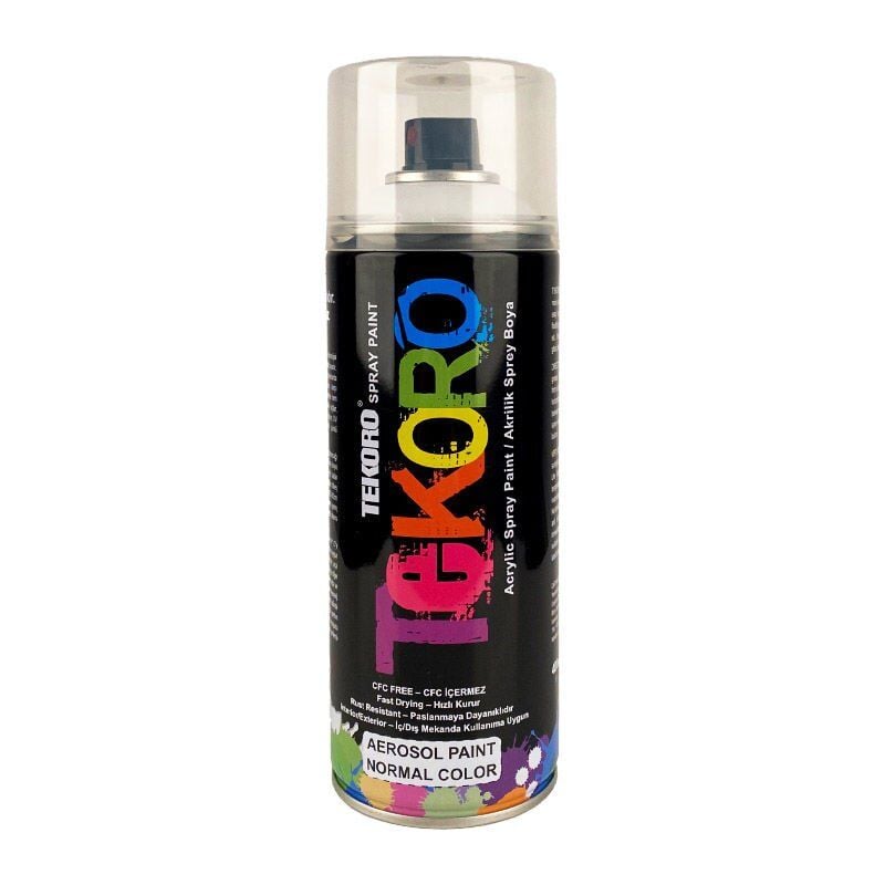 Tekoro Parlak Krom Sprey Boya 400ML