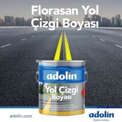 Adolin Floresan Yol Çizgi Boyası RAL 1026 Sarı 3 KG
