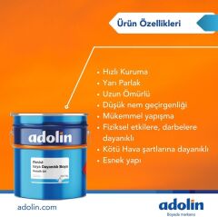 Adolin Resist 600°c Isıya Dayanıklı Boya Siyah 2.5 Kg