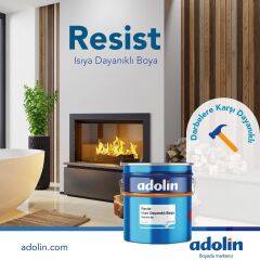 Adolin Resist 600°c Isıya Dayanıklı Boya Siyah 2.5 Kg