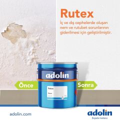 Adolin Rutex Rutubet Önleyici Beyaz Boya 0.75 Lt