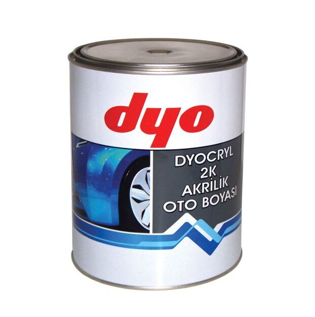 Dyo Dyocryl 2K Akrilik Oto Boyası Volkswagen LC9A Saf Beyaz 1 Litre
