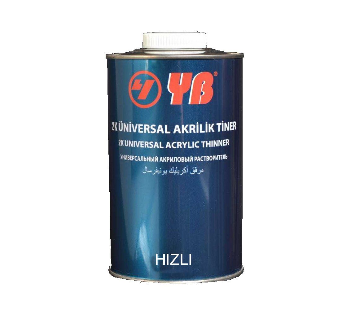 YB 2K Universal Akrilik Tiner Hızlı 3 Litre