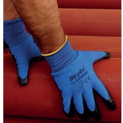 Beybi PN5 Zebra Eldiven Mavi No:10