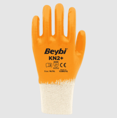Beybi KN2+ (Plus) Nitril Eldiven Sarı No:10
