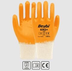 Beybi KN2+ (Plus) Nitril Eldiven Sarı No:10