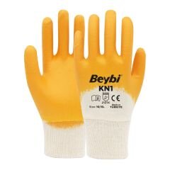 Beybi KN1 Nitril Eldiven Sarı No:10