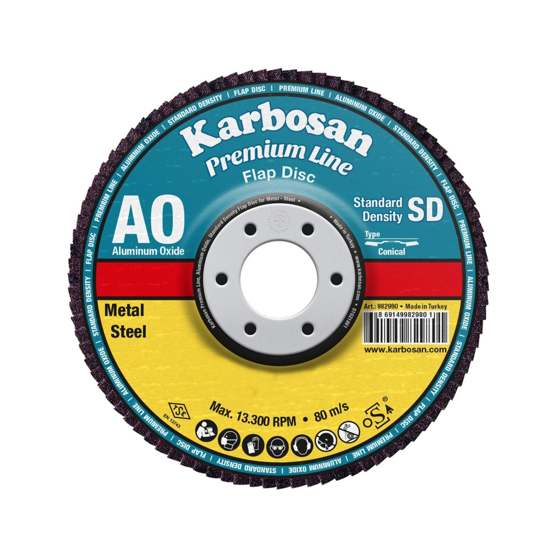 Karbosan Flap AO Kırmızı 115x22 60 Kum
