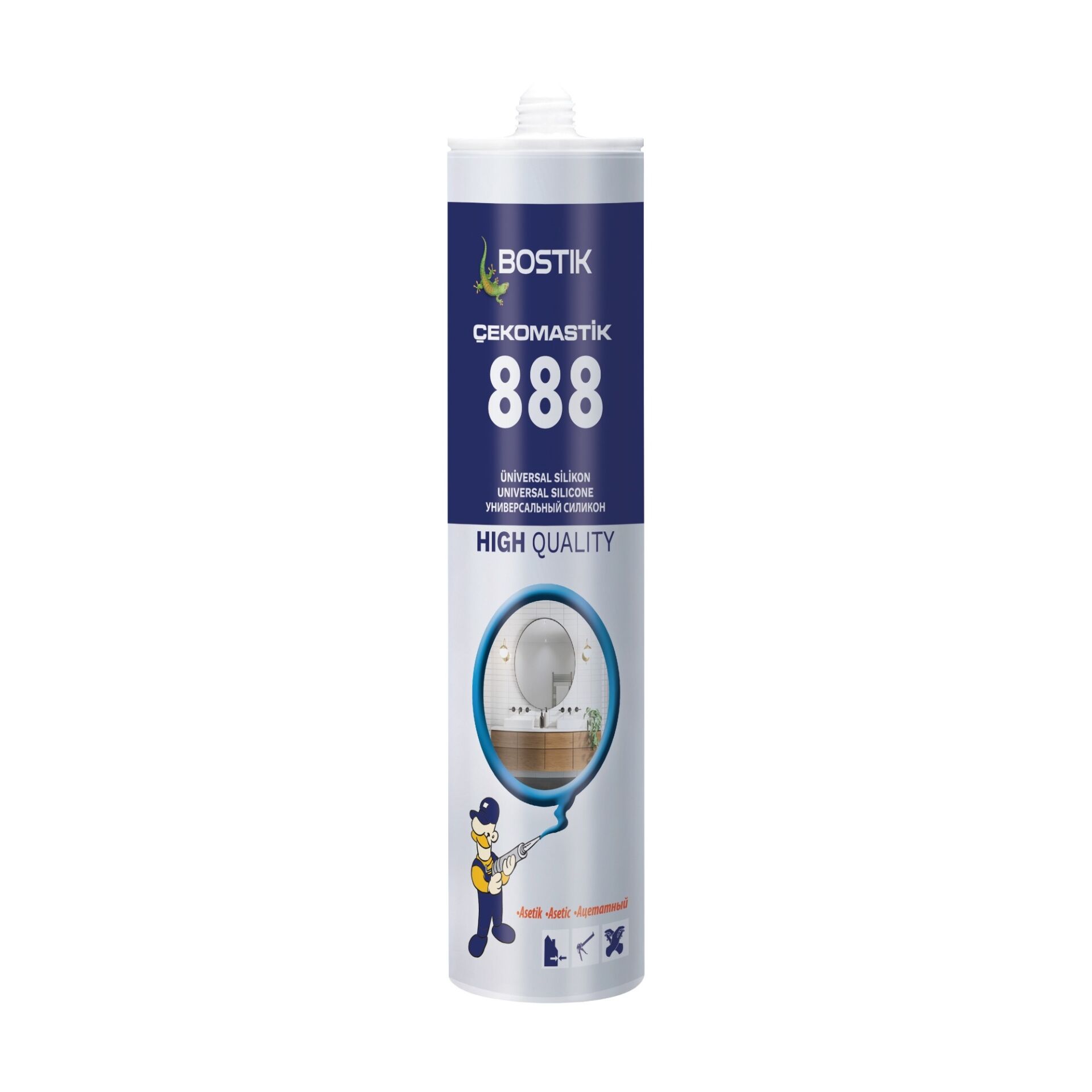 Bostik Şeffaf Silikon 280ML (888)