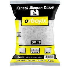 Plastik Kanatlı Alçıpan Dübeli No:2 500 Adet