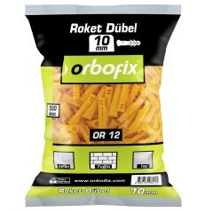Roket Dübel Sarı 10MM 500 Adet