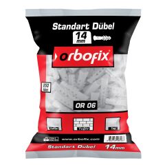 Plastik Dübel 14MM 250 Adet