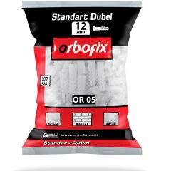 Plastik Dübel 12MM 500 Adet