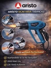 Aristo Sıcak Hava Tabancası 2000W