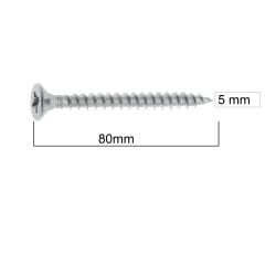 Sunta Vidası (Yıldız) 5.0x80