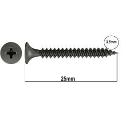 Alçıpan Vidası Sivri Uçlu 3.5x25