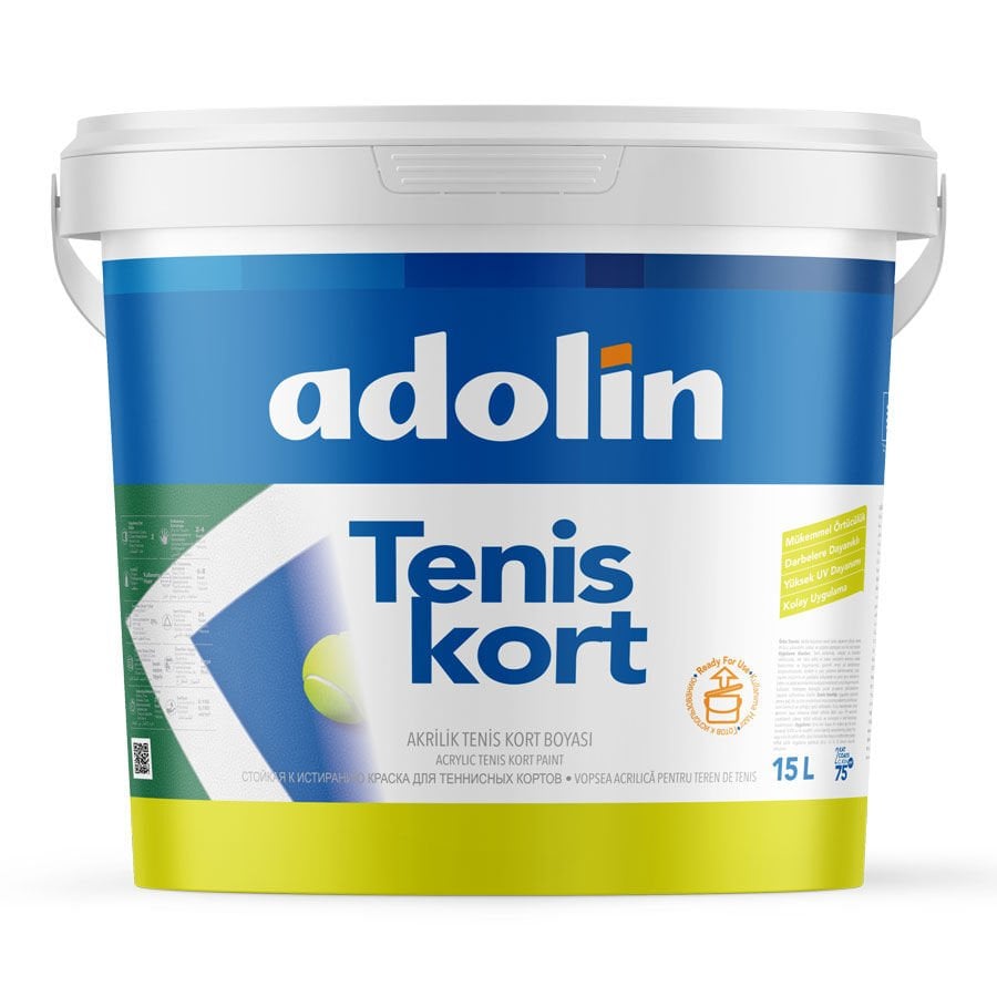 Adolin Tenis Kort Boyası 15 Litre