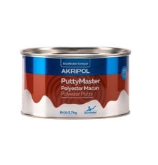 Akripol Puttymaster Polyester Çelik Macun Beyaz 2.7 Kg