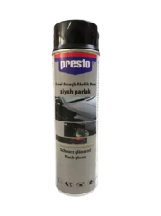 Presto Parlak Siyah Sprey Boya 500ML