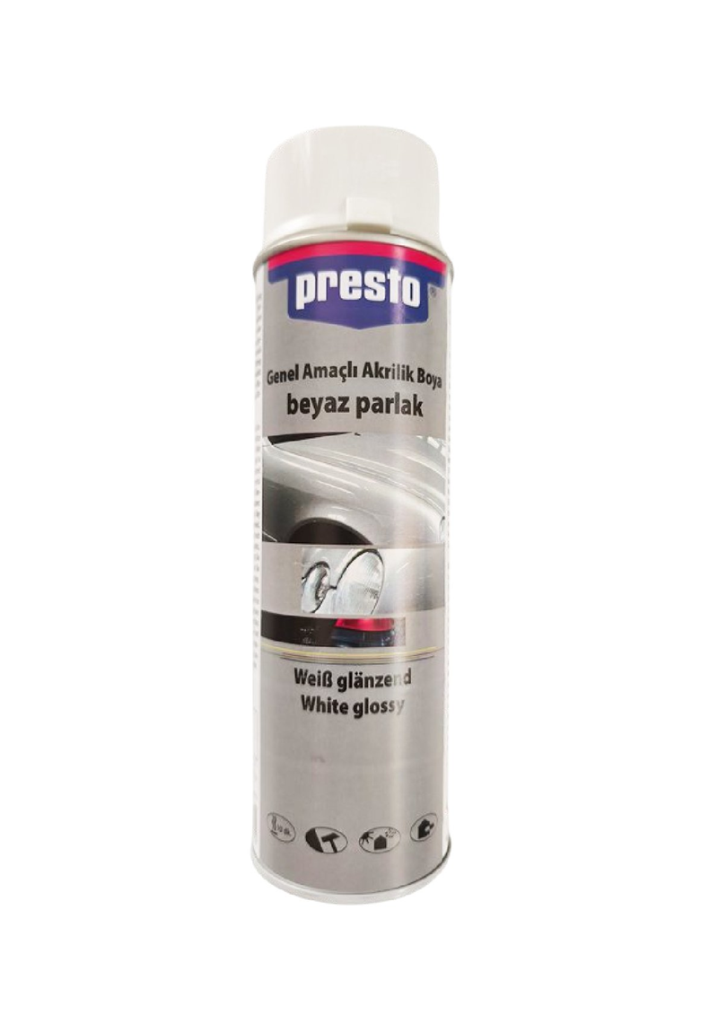 Presto Beyaz Sprey Boya 500ML
