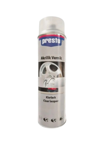 Presto Parlak Vernik Sprey Boya 500ML