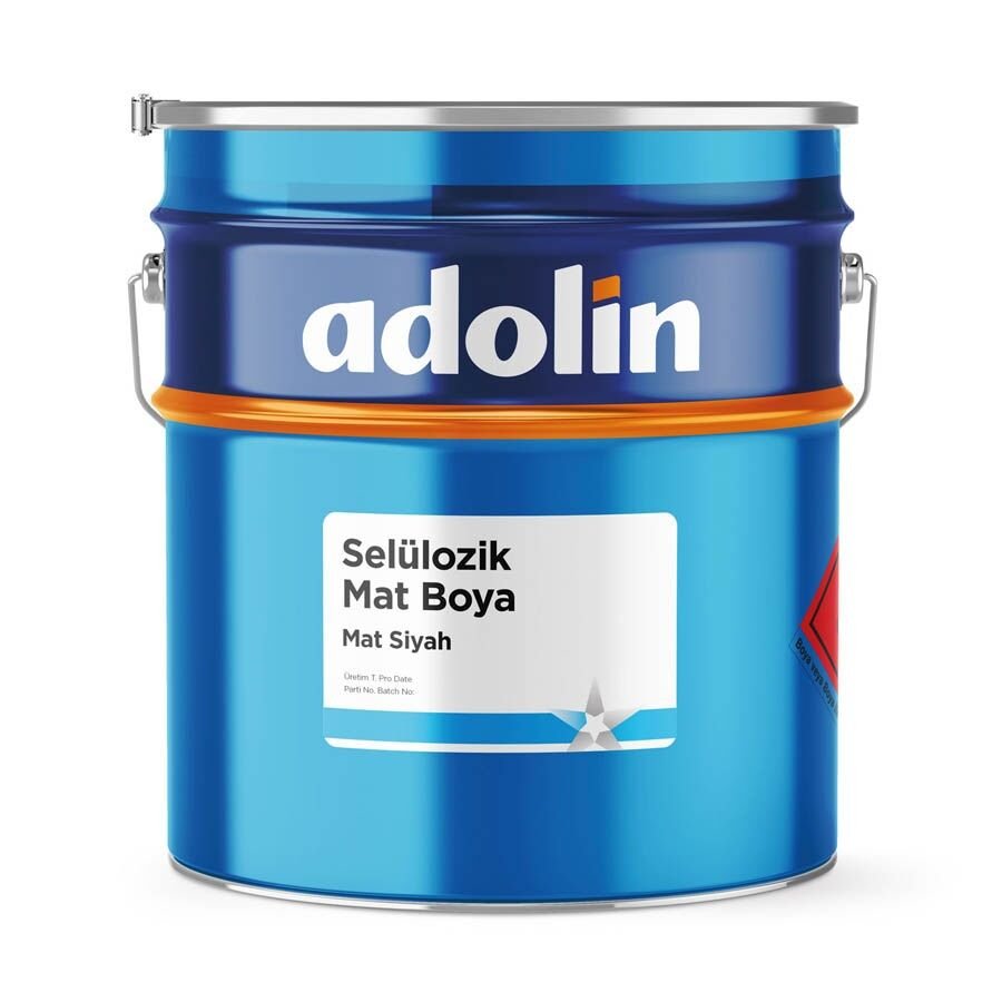 Adolin Selülozik Mat Siyah Boya