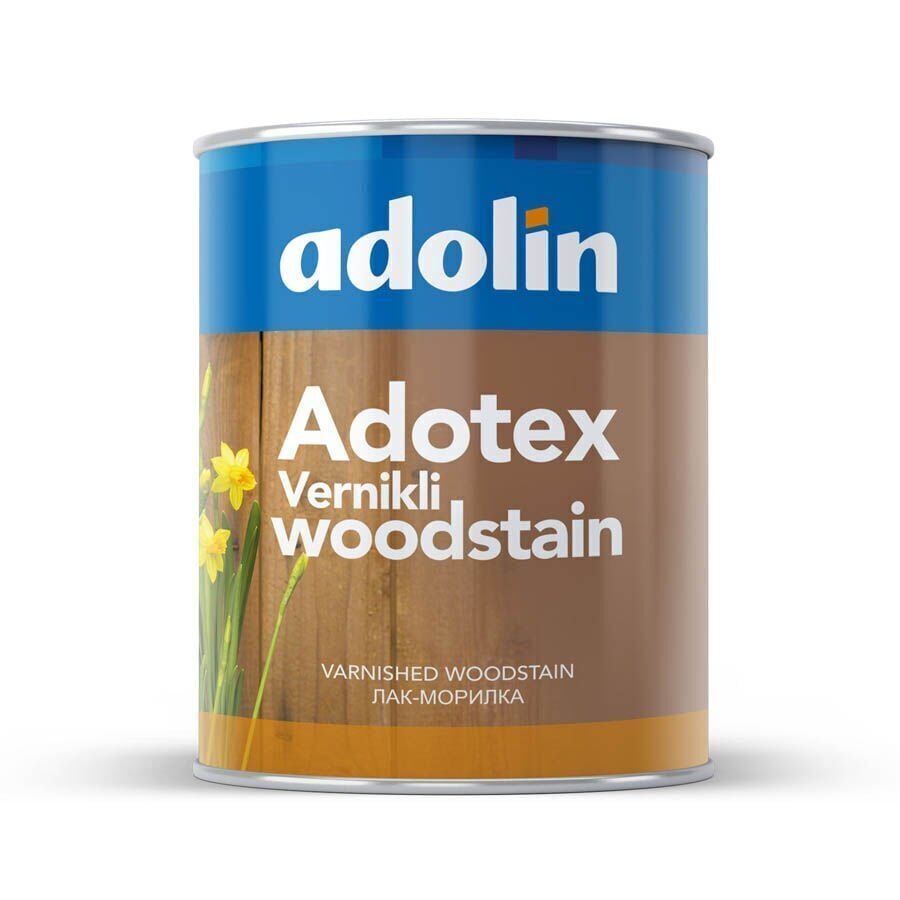 Adolin Dekoratif Ahşap Koruyucu Vernik Ceviz 2.5 Litre